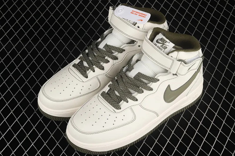 All Categories Nk Air Force 1 Air Force Series Nk Air Force 1 Mid Air Force Mid Nk Air Force 1'07 Mid Beige Army Green Starry Air Force One Mid Casual Shoes RD6698-123